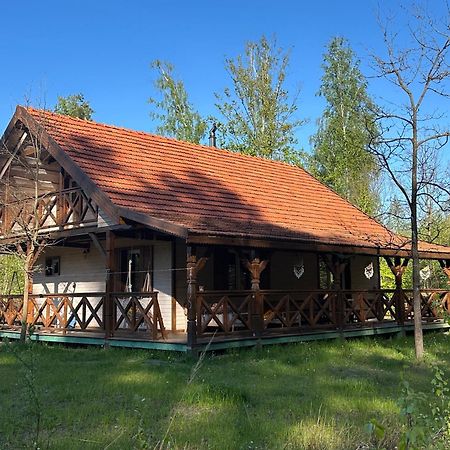 Jagodowy Zakatek, Caloroczny Dom Na Wylacznosc W Lesie, Balia, Cisza, Kominek, Weranda, Stawy Tuczna Екстериор снимка